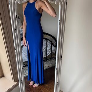 Faviana Royal Blue Gown